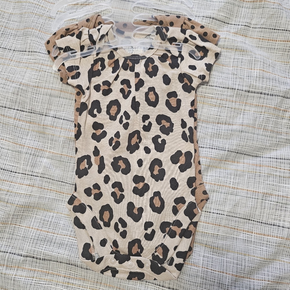Leopard Print Baby Onesie